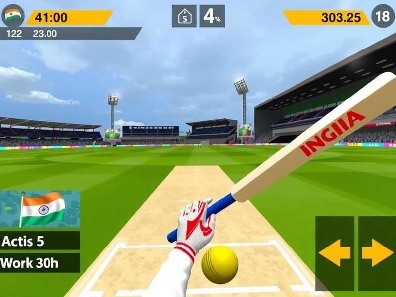 India VR Cricket Pro Gameplay